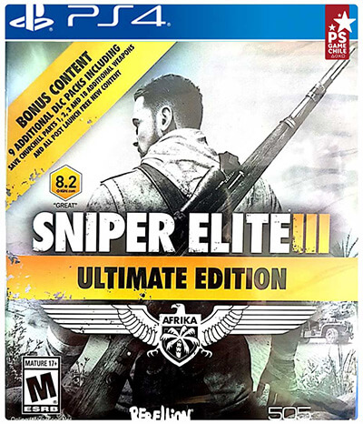 SNIPER ELITE 3 ULTIMATE EDITION PS4