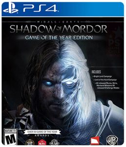LA TIERRA MEDIA: SOMBRAS DE MORDOR - EDICIÓN JUEGO DEL AÑO PS4