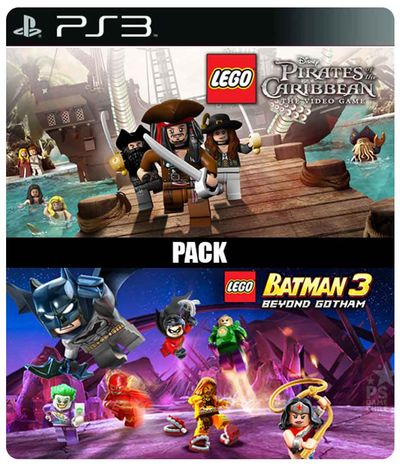 LOS PIRATAS DEL CARIBE + BATMAN 3: BEYOND GOTHAM PACK LEGO PS3