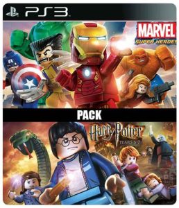 MARVEL SUPER HEROES + HARRY POTTER AÑOS 5-7 PACK LEGO PS3